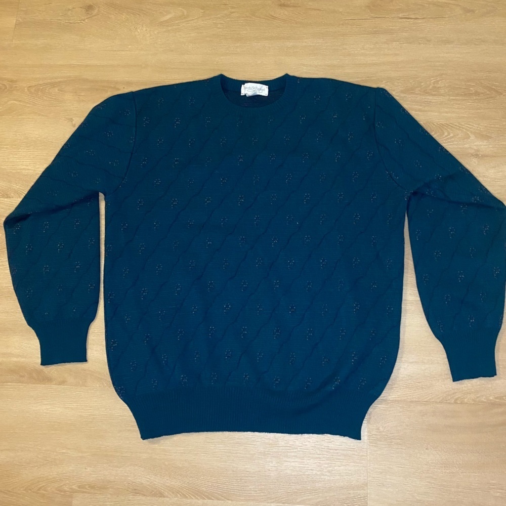 VINTAGE Tricot St.Raphael Pure New Wool Mens Sweater